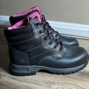Wolverine Women's Piper 6" Waterproof Composite Toe Work Boots 8.5 Steel Toe